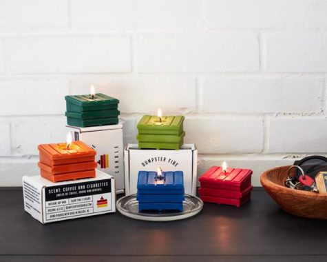 dumpster fire candles